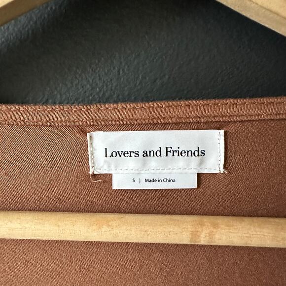 Lovers and Friends Dory Top Brown Size Small - Picture 7 of 12